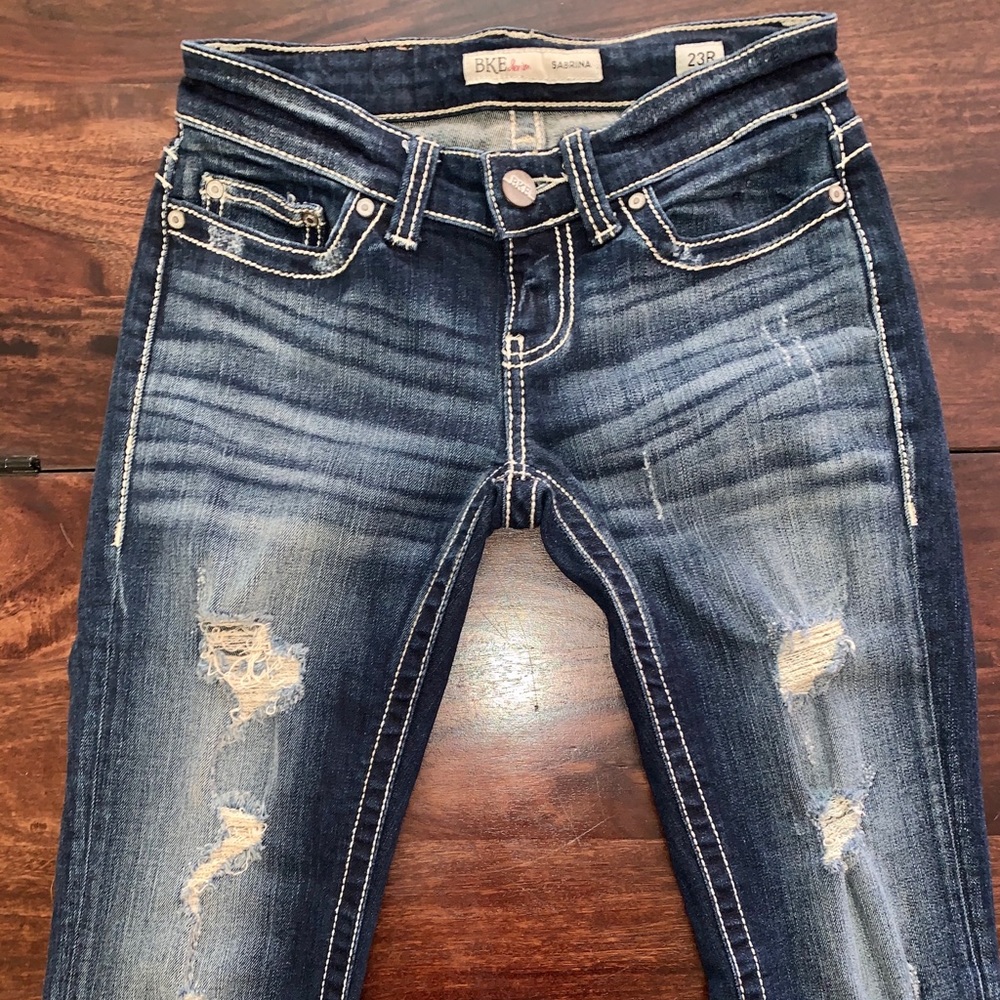 BKE Sabrina distressed jeans